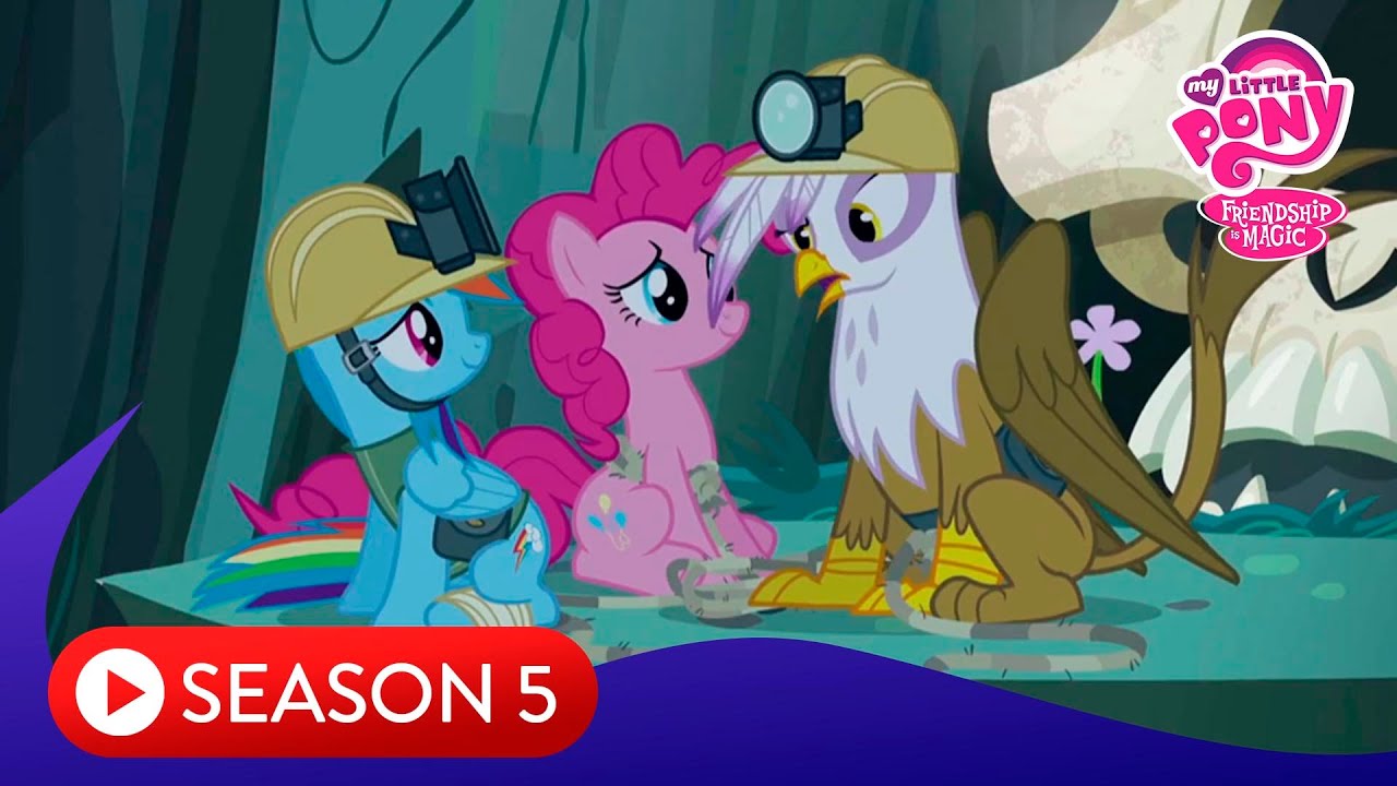 Clip Gilda Saves Rainbow And Pinkie The Lost Treasure Of Griffonstone Mlp Fim S5 Hd Youtube