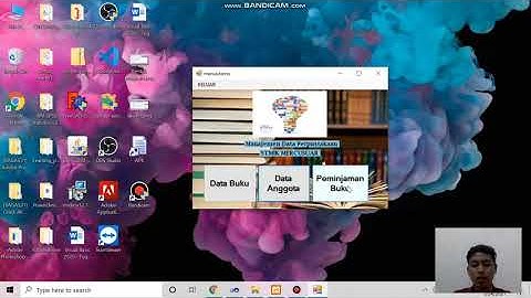 PROGRAM PERPUSTAKAAN MENGGUNAKAN CRYSTAL REPORT & DATABASE MySQL || VISUAL BASIC.NET ||