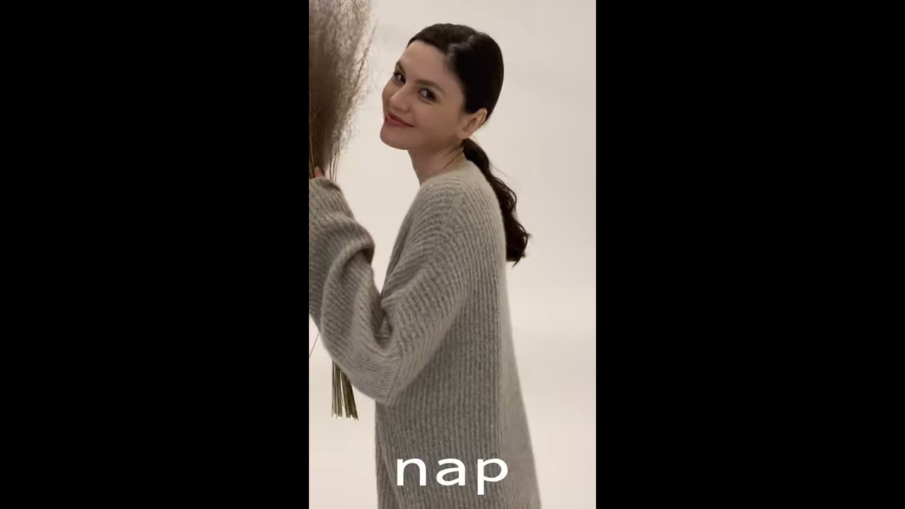 Plush Cashmere Rib-Knit Cardigan - YouTube