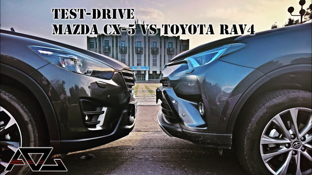 Mazda CX5 VS Toyota RAV4 часть 2 YouTube