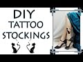 DIY Tattoo Stockings - How to make Tattoo on Tights (Hindi)