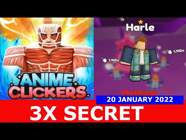 Exclusive Code* I GOT THE NEW SECRET UNIT* [3M] Anime Clicker