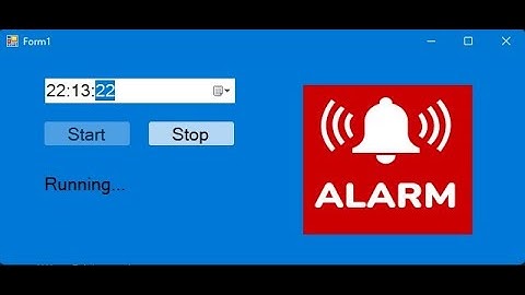 How to Create a Simple Alarm Clock with Sound using Timer in C#