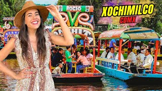 SPANISH 🇪🇸 visits XOCHIMILCO for the 1st TIME |MEXICO CITY 🇲🇽| 4k