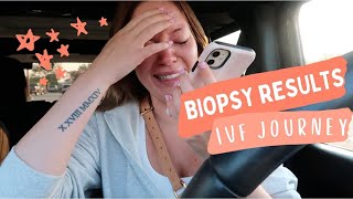 IVF ROUND 3 | BIOPSY RESULTS | TRANSFER PREP | NATURAL EMBRYO TRANSFER