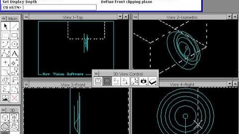 2.2 MicroStation v5 3D Set Display Depth
