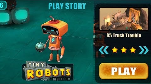 Tiny Robots Recharged | Play Story | Truck Trouble | Level 5