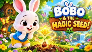 🐰 Bobo and the Magic Seed 🌱 | Magical Cartoon Story for Kids | Kiddora Magic World