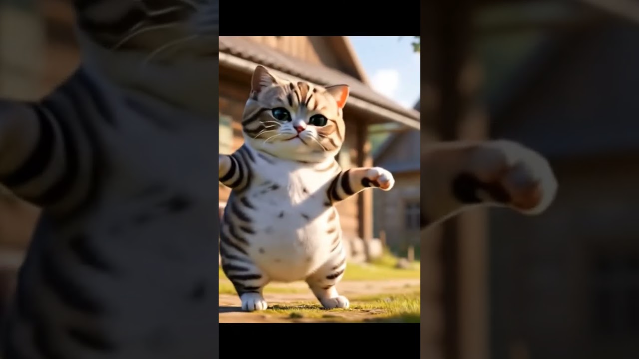 Cute Kitten Cat Dance Viral 