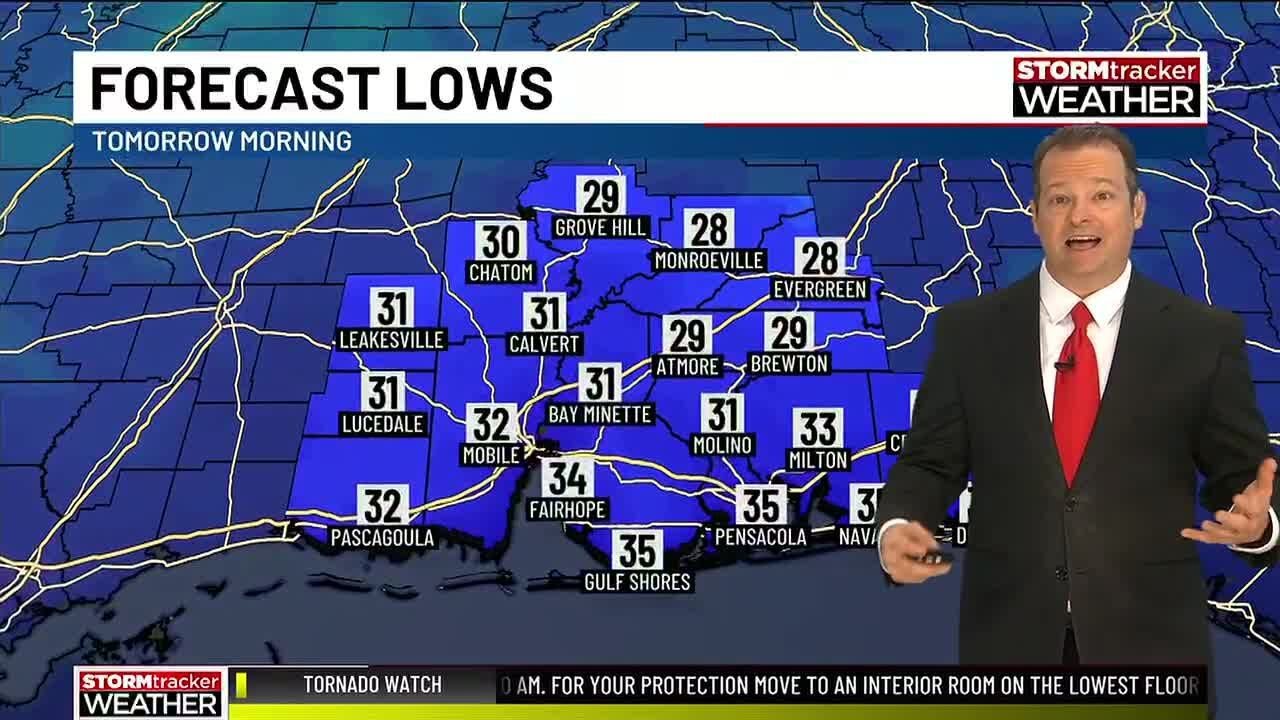 Big temperature drop ahead for the Gulf Coast - YouTube