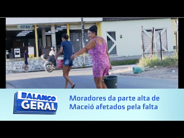 Moradores da parte alta de Maceió afetados pela falta de água não vão pagar o serviço