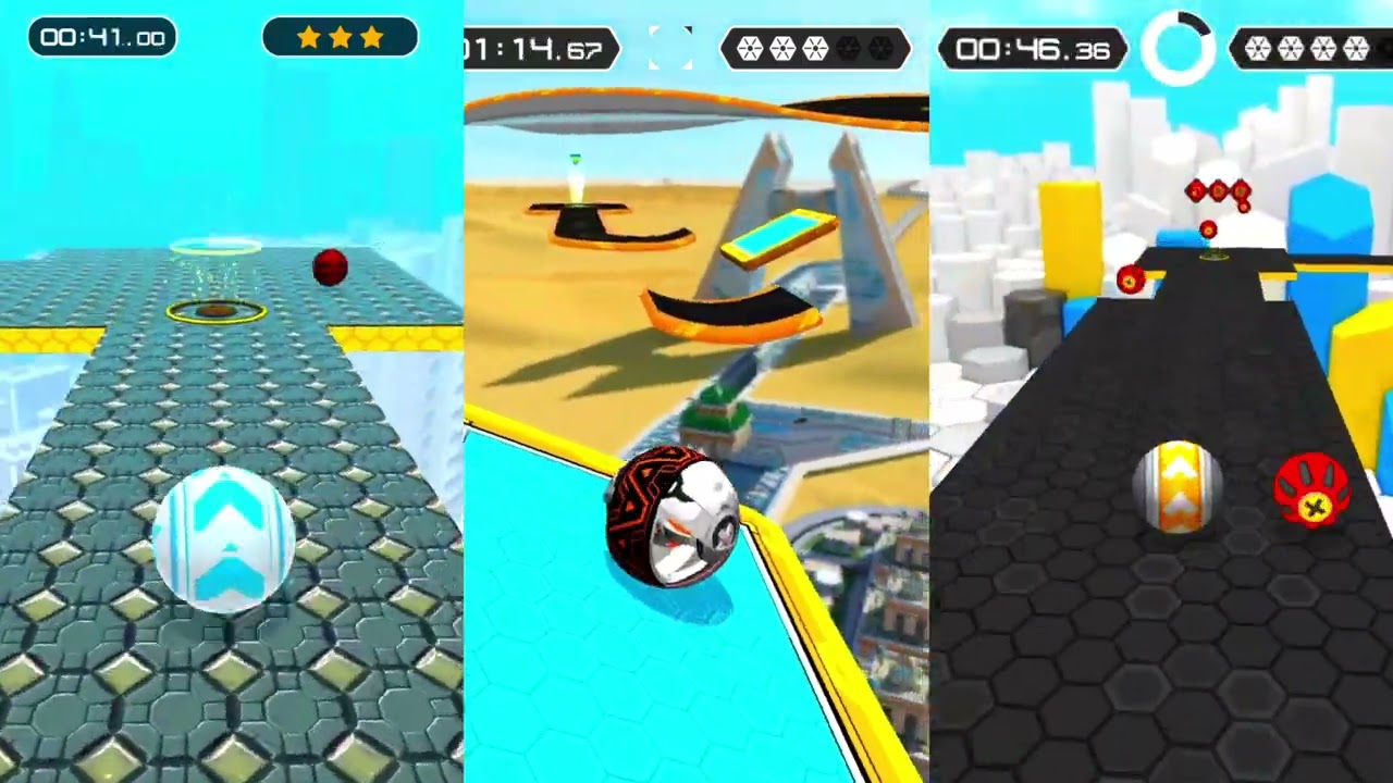 Gyrosphere trials Balls vs Gyrosphere Evolution Balls vs GyroBalls all levels Gameplay.