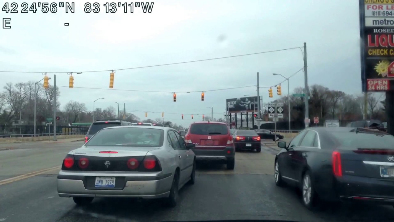 Driving from Detroit, Michigan to Hazel Park, Michigan YouTube