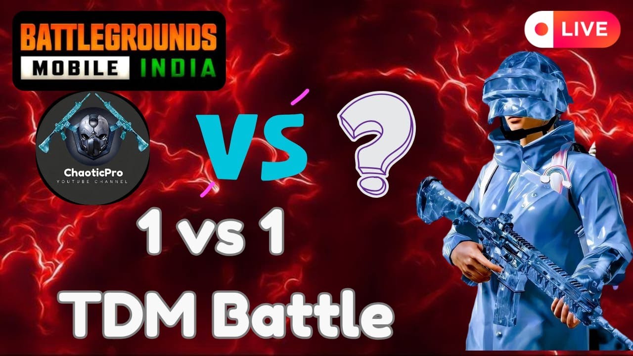 🔴LIVE - Stream BGMI 1 VS 1 TDM | Solo Rank Push – Platinum to Conqueror ...