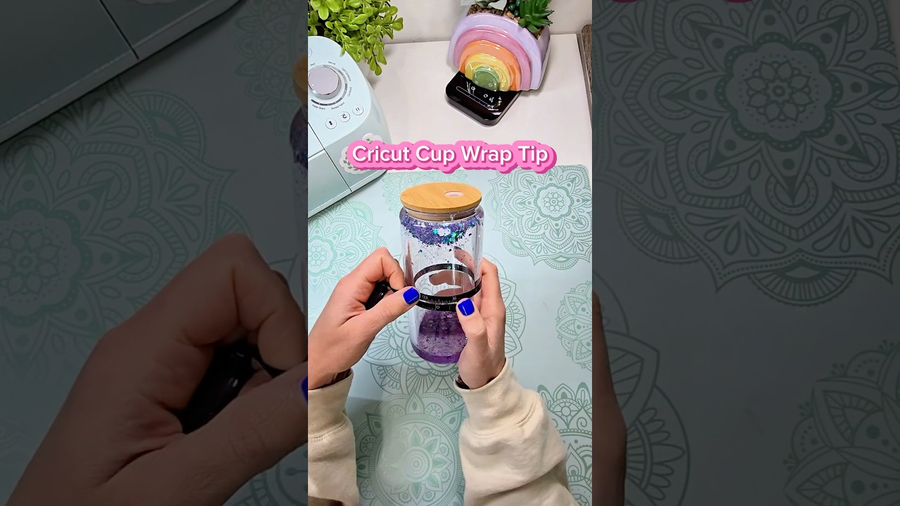 Struggling with cup wraps? 😫 Watch this quick tip to make the process so much smoother! 💡
