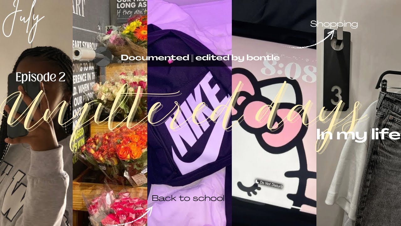 Unfiltered days in my life || back2school,maintenance || South African YouTuber ||