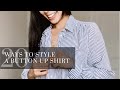 20 Ways You Can Style your Button Up Shirt