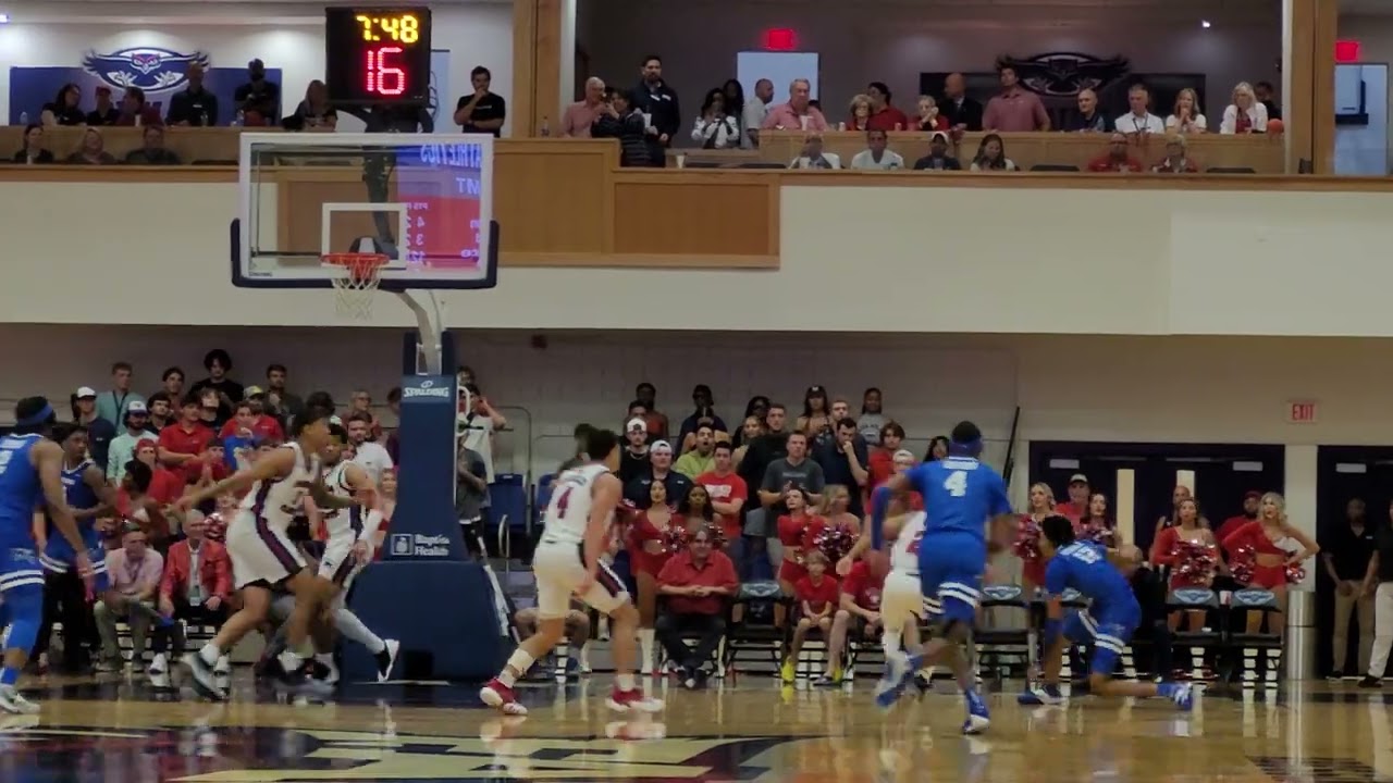 Baseline View at Baldwin Arena - No. 21 FAU (20-1) Beats MTSU - 19th Straight Win - Sept. 26, 2023