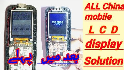 All keypad mobile white display problem China mobile white display problem tambo A1800 white display