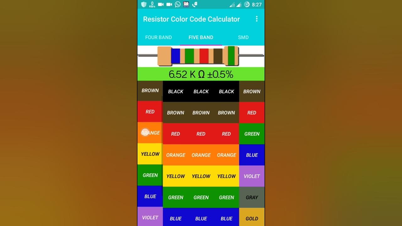 Resistor Color Code & SMD Resistor Code Calculator YouTube