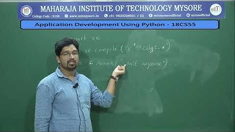 sub( ) in Regular Expression | Vth Sem | CSE | 18CS55 PYTHON | Module 3 | Session 05