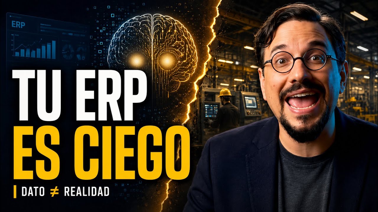 Portada de Compraste un cerebro sin ojos: la grieta entre tu ERP y tu planta