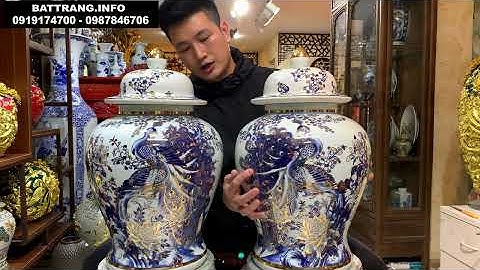 GIỚI THIỆU MẪU CHOÉ VẼ NHỊ CẢNH CHIM CÔNG & HOA SEN VẼ VÀNG CAO CẤP .