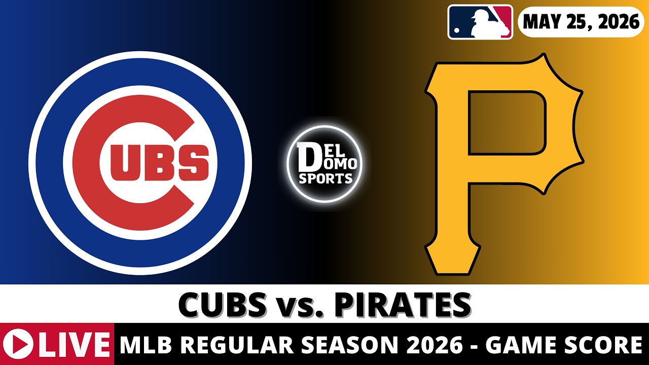 CHICAGO CUBS VS PITTSBURGH PIRATES ⚾️ MLB Game Score Radio Play-by-Play