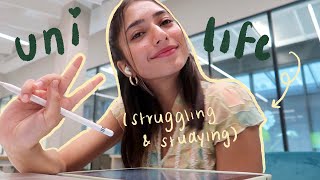the life of a stressed out college student (uni vlog, meeting my roommates, and TONS of studying)