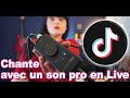 Comment chanter avec un son studio pro en direct sur les rseaux sociaux 