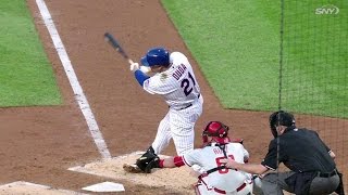 PHI@NYM: Duda drives in Granderson on hit to center