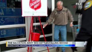 Salvation Army seeks volunteers to reach red kettle goal