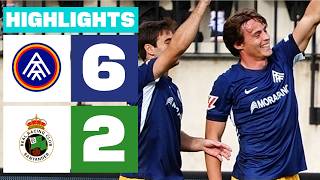 FC ANDORRA 6 - 2 R. RACING CLUB | SUMMARY LALIGA HYPERMOTION