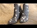 DIY Kylie Jenner Rhinestone Boots