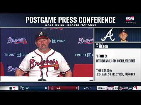 Walt Weiss Postgame Press Conference | D-backs vs. Braves (8/16/26)