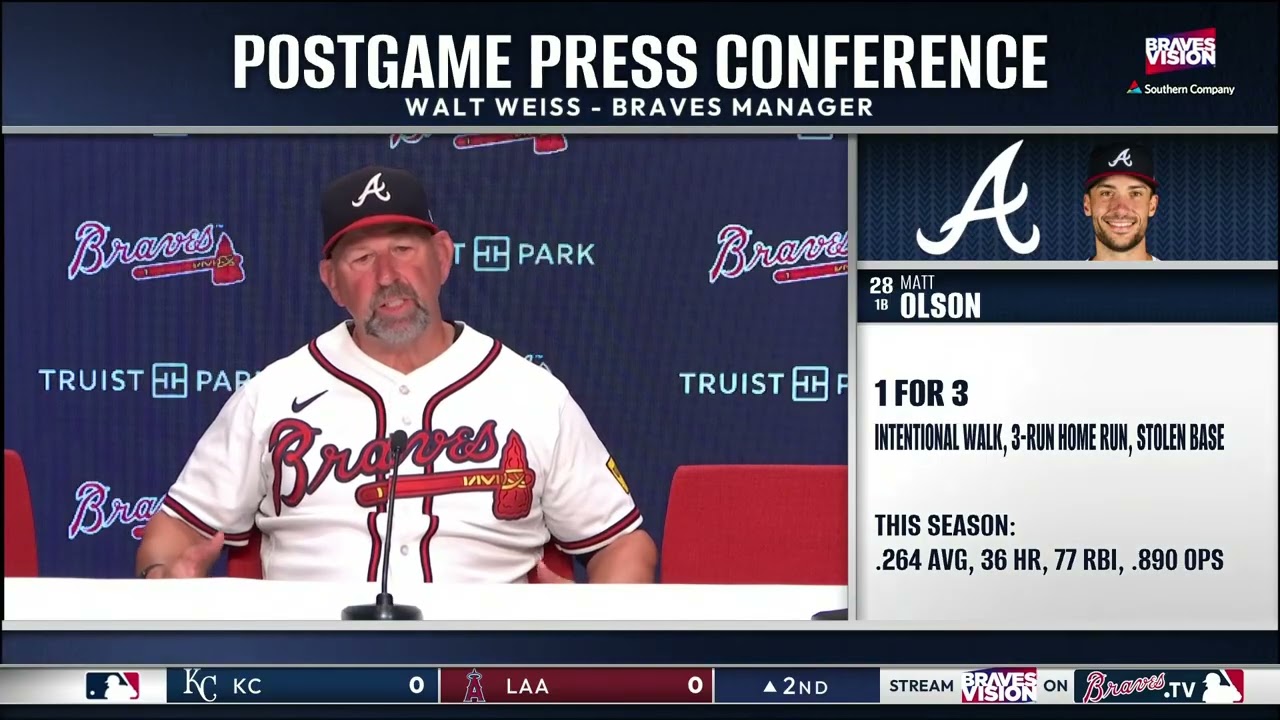 Walt Weiss Postgame Press Conference | D-backs vs. Braves (8/16/26)