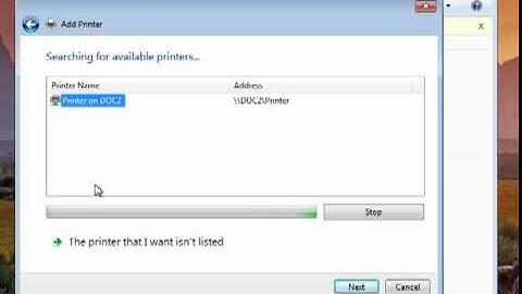 How to share printers between Windows 7 RC1 and Windows XP