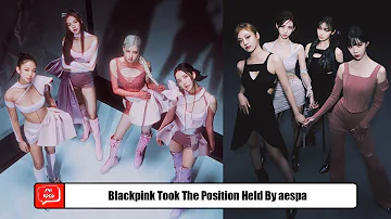 Blackpink replaces aespa's position as the group with the highest album sales