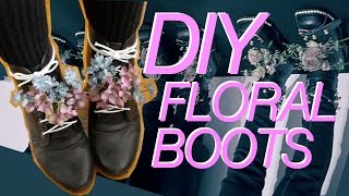 12 DAYS OF DIY | Flower Boots inspired by J.W. Anderson