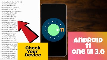 Official Android 11 & One Ui 3.0 Update List || This is Confirm  Update List || Samsung