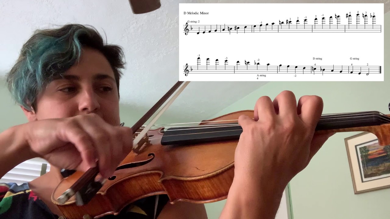 Three Octave D minor Scale Violin - YouTube