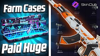 I FARMED THE LOW BALANCE AK-47 CASE! - SkinClub Promo Code 2025 - SkinClub