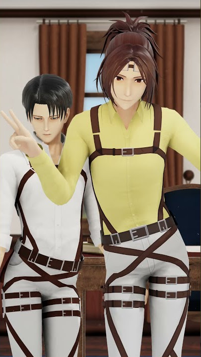 MMD【 𝔸𝕋𝕋𝔸ℂ𝕂 𝕆ℕ 𝕋𝕀𝕂𝕋𝕆𝕂 】Brooklyn Blood Pop Dance【 Levi x Hange 】