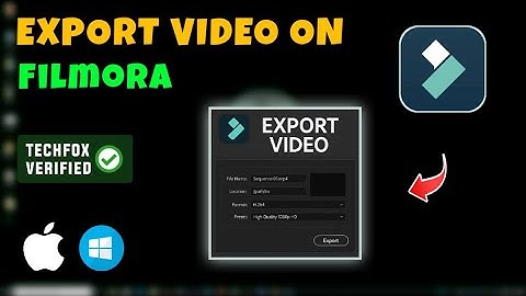 How to export a video on Filmora - Full Guide