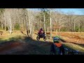 Girl ripping muddy motocross track