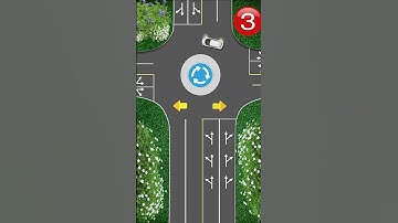 How to use turn signals on a roundabout? #tips #driving #manual #skills #carsoft #cardriver