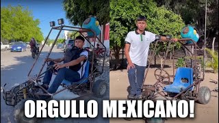 Es Mexicano! Estudiante del CONALEP crea su propio auto con chatarra