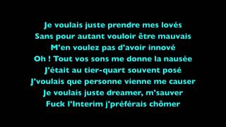 Video thumbnail of "la légende black - Black M  ★  Lyrics - Paroles"