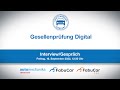 Gesellenprüfung Digital | Interview/Gespräch