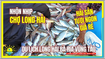 Nhộn Nhịp CHỢ LONG HẢI / CHỢ HẢI SẢN TƯƠI NGON GIÁ RẺ / Du Lịch Long Hải Bà Rịa Vũng Tàu